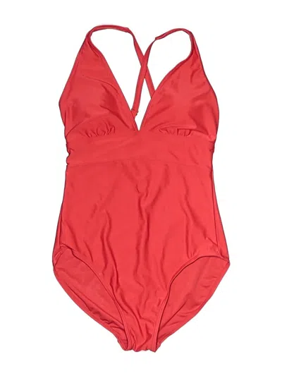 Pre-owned Yummie One Piece Swimsuit In Red