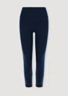 Yummie Remy Cropped Denim Shaping Legging W/ Released Hem In True Indigo