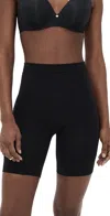 Yummie Rosie Cotton Slip Shorts Black In Black