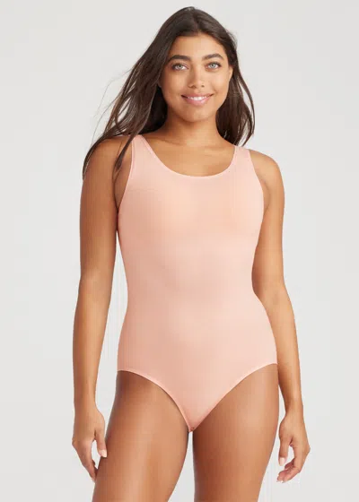 Yummie Ruby Shaping Full Back Bodysuit In English Rose