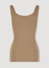Yummie Sadie Shapewear Tank Top W/ Built In Bra In Almonnd