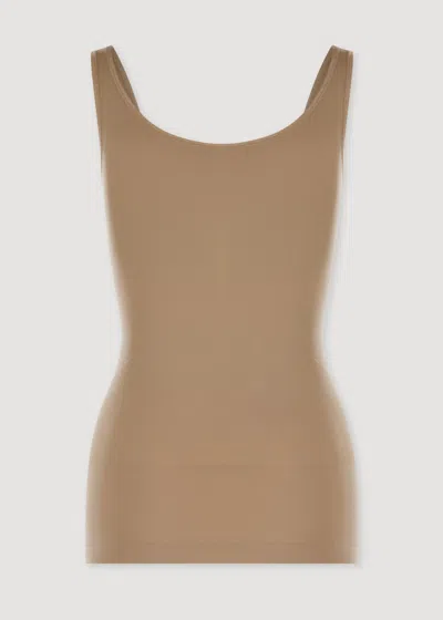 Yummie Sadie Shaping Tank W/ Removable Pads In Brown