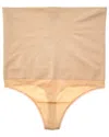 Yummie Seamless High-waist Thong In Neutral