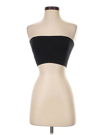 Pre-owned Yummie Sleeveless Top Black Strapless Neckline Tops