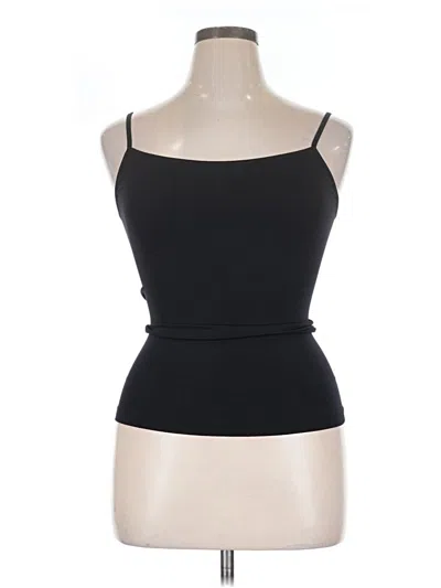 Pre-owned Yummie Tank Top Black Strapless Neckline Tops