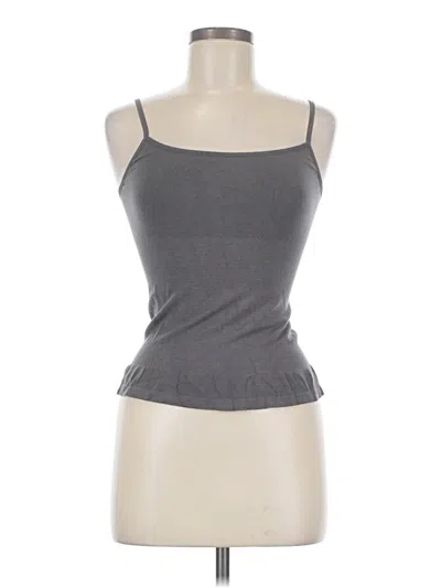 Pre-owned Yummie Tank Top Gray Strapless Neckline Tops