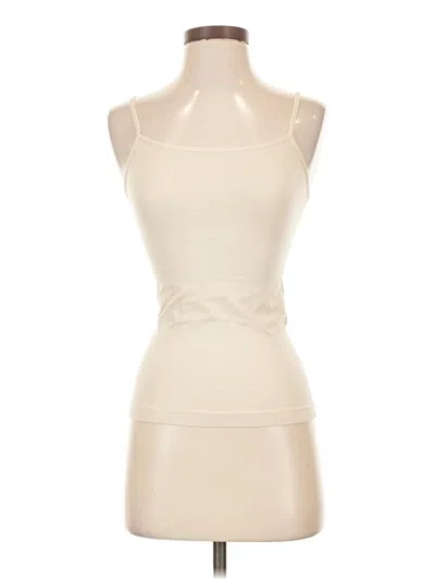 Pre-owned Yummie Tank Top Ivory Strapless Neckline Tops