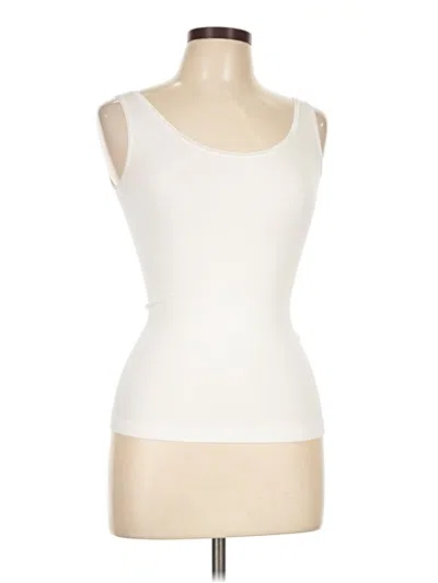 Pre-owned Yummie Tank Top Ivory Strapless Neckline Tops