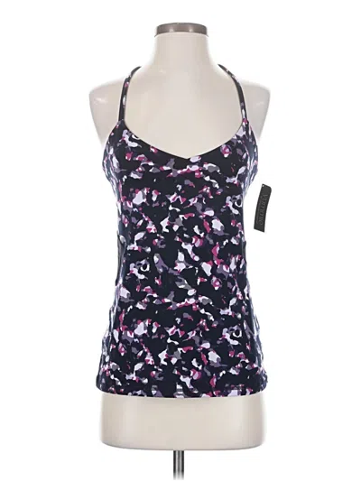 Yummie Tank Top Purple Halter Neckline Tops