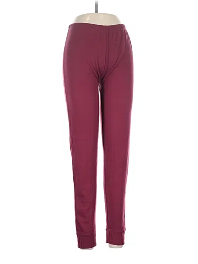 Pre-owned Yummie Track Pants In Burgundy