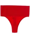 Yummie Ultralight Shaping Thong Briefs In Red