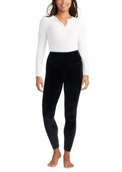 Yummie Velvet Shaping Legging In Black
