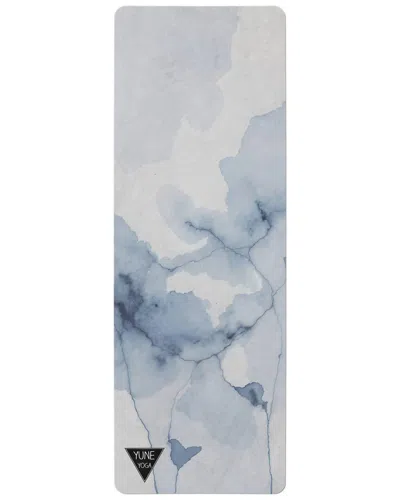 Yune Yoga Iceland Foldable Travel Yoga Mat In Blue