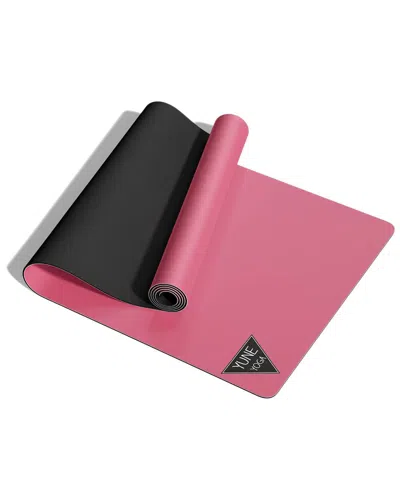 Yune Yoga Natural Rubber Rose Yoga Mat In Pink