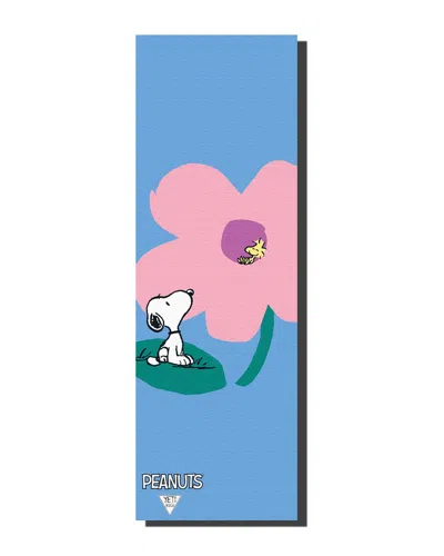 Yune Yoga Peanuts X  Snoopy Blue Flower 5mm Per Yoga Mat