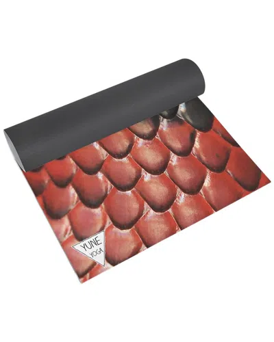 Yune Yoga Snake Design Eco-friendly Yoga Mat In Red