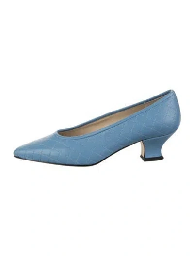 Pre-owned Yuni Buffa Patterned Pumps In Multicolor