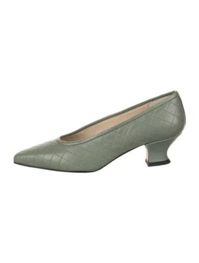 Pre-owned Yuni Buffa Patterned Pumps In Multicolor