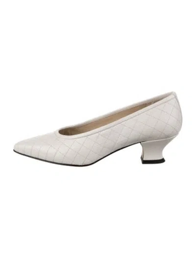Pre-owned Yuni Buffa Tweed Pattern Pumps W/ Tags In Multicolor