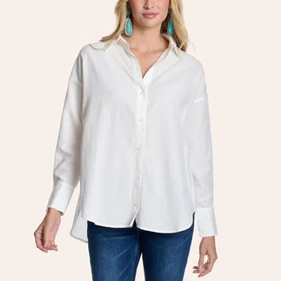 Yura Women's White Long Sleeve Shirt