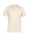 Yuu Man T-shirt Beige Size 3xl Mako Cotton In Neutral
