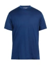 Yuu Man T-shirt Blue Size M Mako Cotton