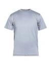 Yuu Man T-shirt Grey Size S Mako Cotton In Blue
