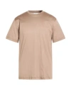 Yuu Man T-shirt Khaki Size L Mako Cotton In Brown