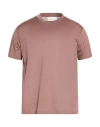 Yuu Man T-shirt Light Brown Size Xxl Mako Cotton