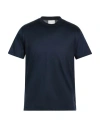 Yuu Man T-shirt Midnight Blue Size S Mako Cotton