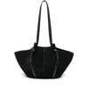 Yuzefi Mochi Leather Tote Bag In Black
