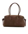 Yuzefi Brioche Shoulder Bag In Brown