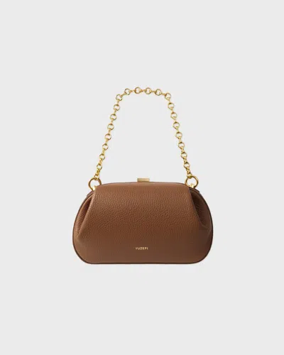 Yuzefi Bag Oyster Clutch Mini In Brown