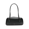 Yuzefi Oyster Shoulder Bag In Black