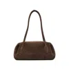 Yuzefi Oyster Shoulder Bag In Brown