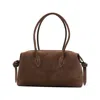 Yuzefi Brioche Shoulder Bag In Brown