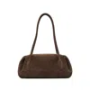 Yuzefi Oyster Shoulder Bag In Brown