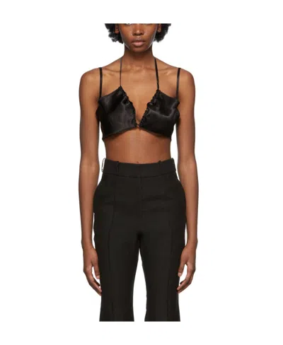 YUZEFI BLACK HIGH-WAISTED SLING