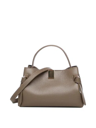 Yuzefi Gyoza Mini Leather Bag In Brown