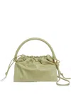 Yuzefi Bom Drawstring Handbag In Green