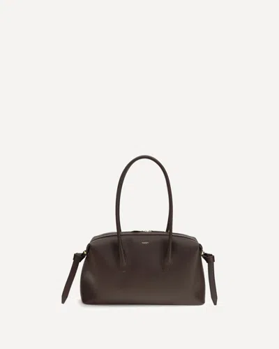 Yuzefi Brioche Duffle Shoulder Bag Large In Brown
