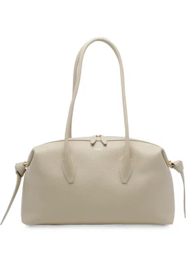 Yuzefi Brioche Pebble-grain Tote Bag In Neutral
