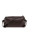 Yuzefi Brioche Pouch Shoulder Bag In Brown