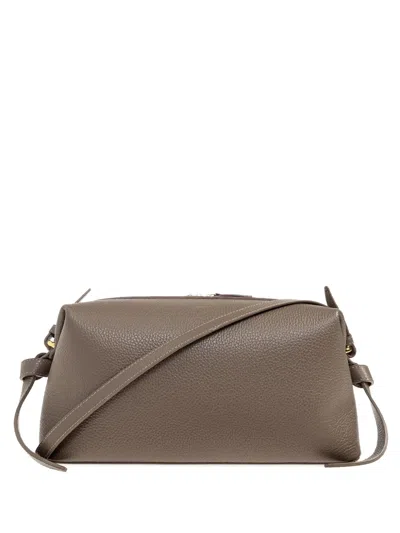 Yuzefi Brioche Pouch Tote Bag In Gray