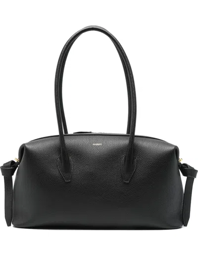 Yuzefi Brioche Shoulder Bag In Black