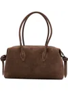 Yuzefi Brioche Shoulder Bag In Brown