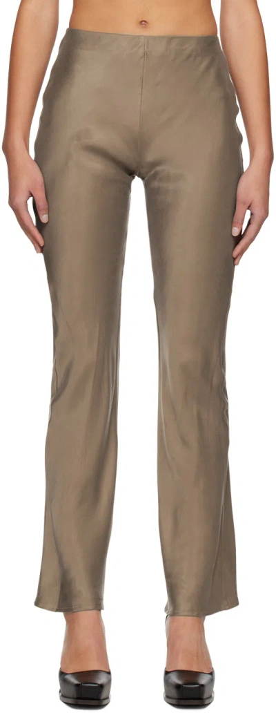 Yuzefi Brown Bias Trousers