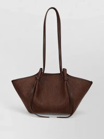 Yuzefi Bucket Bag Long Handles Structured Shape