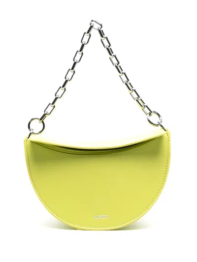 Yuzefi Doris Leather Tote Bag In Grün