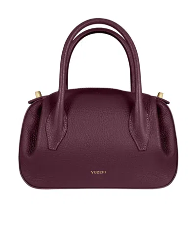 Yuzefi Double Handle Shoulder Bag In Red